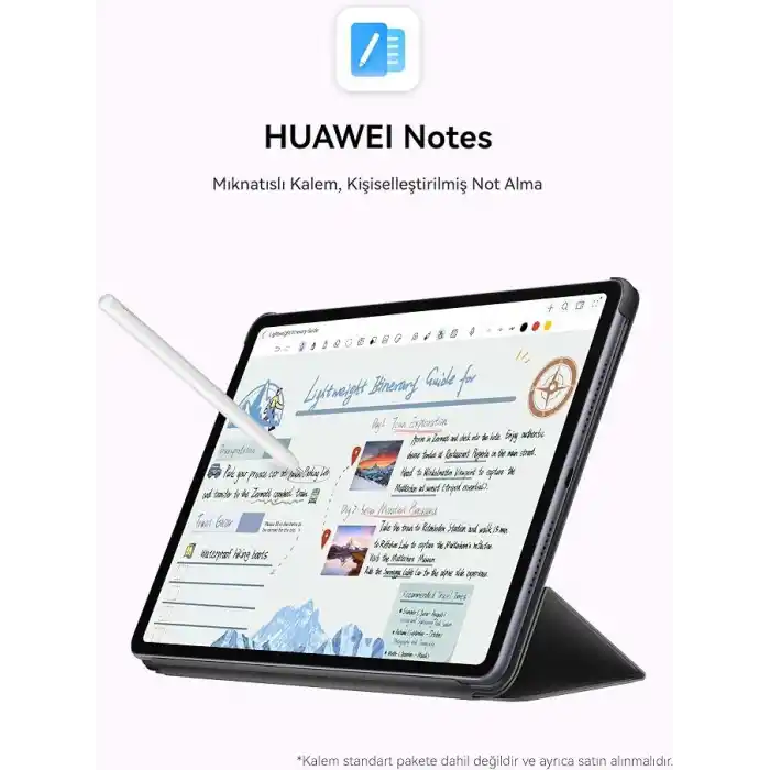 HUAWEI MatePad 11.5 2025 Tablet 2.5K 120Hz Göz Dostu PaperMatte Ekran, 8+256GB, 10100 mAh Pil, 40W SuperCharge, WiFi 6, Bluetooth 5.2, HUAWEI Notes, Dörtlü Hoparlör, Ayrılabilir klavye, Uzay Grisi