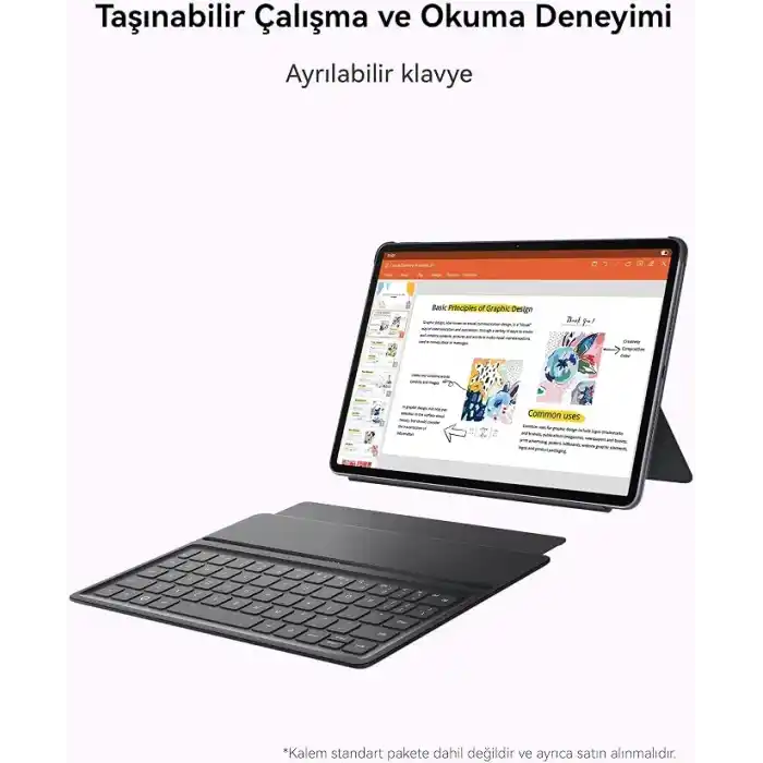 HUAWEI MatePad 11.5 2025 Tablet 2.5K 120Hz Göz Dostu PaperMatte Ekran, 8+256GB, 10100 mAh Pil, 40W SuperCharge, WiFi 6, Bluetooth 5.2, HUAWEI Notes, Dörtlü Hoparlör, Ayrılabilir klavye, Uzay Grisi