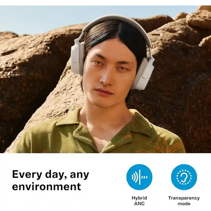 Sennheiser ACCENTUM Wireless, 50 Saat Batarya Süresi, Özelleştirilebilir Ses, Hibrit ANC, Net Görüşme Kalitesi, Kablosuz Kulak Üstü Bluetooth Kulaklık