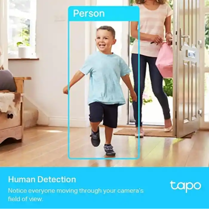 Tapo C225, 2K QHD Wi-Fi Güvenlik Kamerası, Yapay Zeka Desteği, Hareket Tespit ve Takibi, 360°, Renkli Gece Görüşü, Çift Yönlü Sesli İletişim, Bulut/Yerel Depolama, Bebek Ağlaması Tespiti