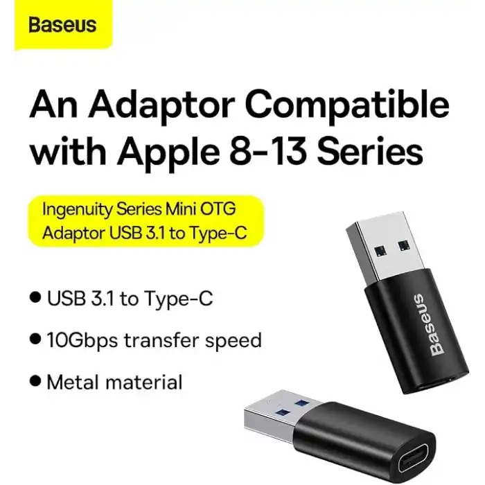 Baseus Ingenuity USB 3.1-Type-C Çevirici