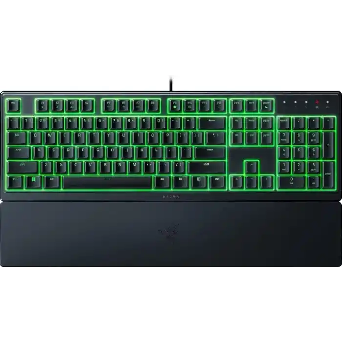 Razer Ornata V3 X - Düşük Profilli Oyun Klavyesi (Sessiz Membran Anahtarlar, Sıvı Dökülmesine Dayanıklı Tasarım, Ergonomik Bilek Desteğ) TR Düzeni | Siyah