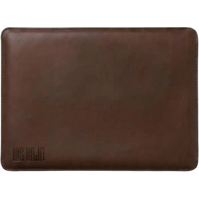 Minimalist 13 İnç Laptop Kılıfı, Vegan Deri, Su İtici Özellikli, Bilgisayar Notebook Laptop Çantası (Acı Kahve, 13 İnç)