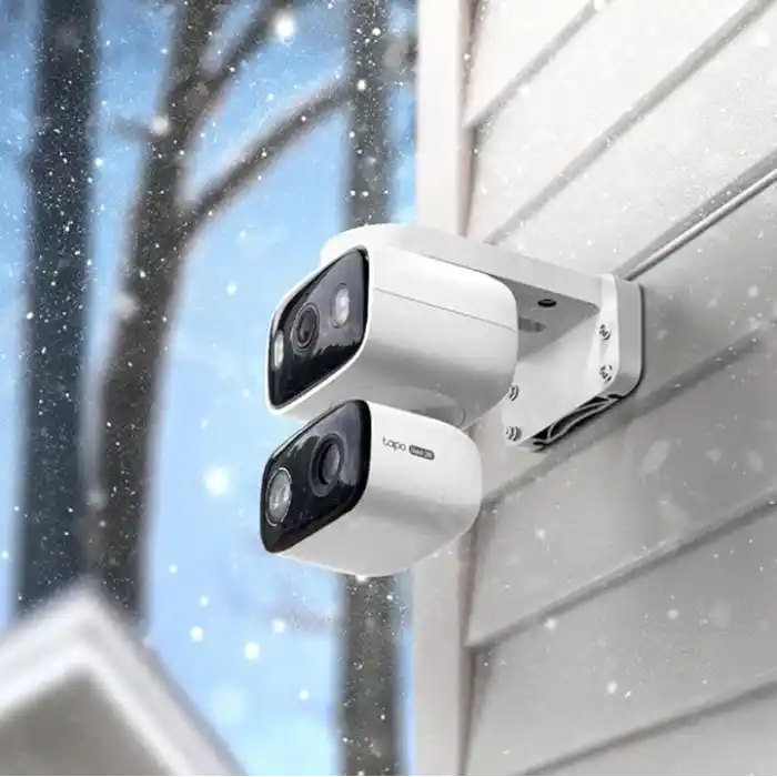 Tapo C246D | 2K 3MP Çift Lensli Akıllı Güvenlik Kamerası | Pan/Tilt | İç ve Dış Mekan | IP65 | AI Hareket, Kişi ve Evcil Hayvan Algılama | Renkli Gece Görüşü | Çift Yönlü Ses