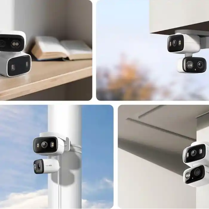 Tapo C246D | 2K 3MP Çift Lensli Akıllı Güvenlik Kamerası | Pan/Tilt | İç ve Dış Mekan | IP65 | AI Hareket, Kişi ve Evcil Hayvan Algılama | Renkli Gece Görüşü | Çift Yönlü Ses