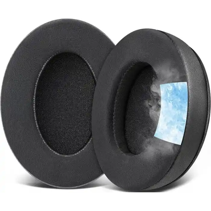 HyperX Cloud 3, Cloud 2, Cloud 1, Cloud Alpha, Flight, Stinger, Core Uyumlu Soğutucu Jel Kulaklık Pedi - İpeksi Serin Kumaş & Hafızalı Köpük (Memory Foam) Kulaklık Süngeri (Soğutucu Jel - Kumaş)