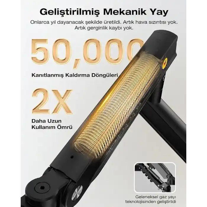 Nb Ergonomic North Bayou A5 17-32 Tek Kol 2-9 kg Vesa Uyumlu Monitör Standı