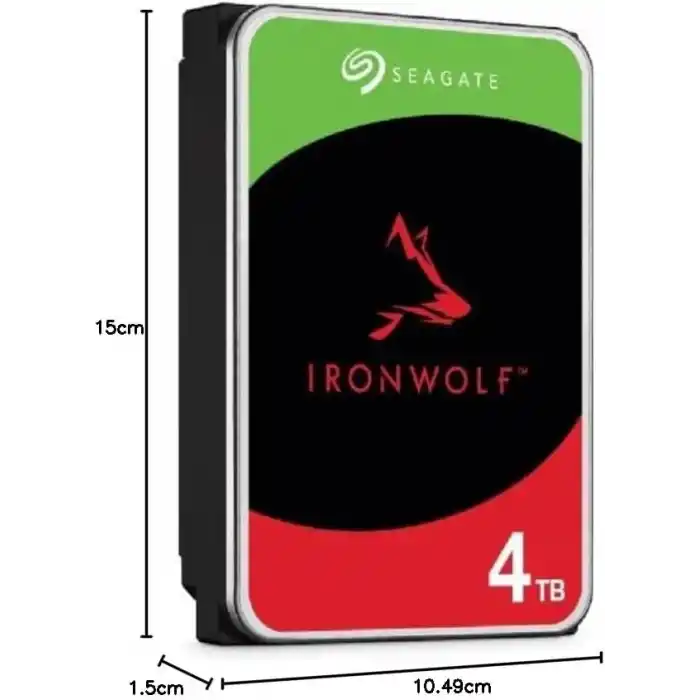 Seagate Uyumlu IronWolf ST4000VN006 - Festplatte - 4 TB - SATA 6Gb/s