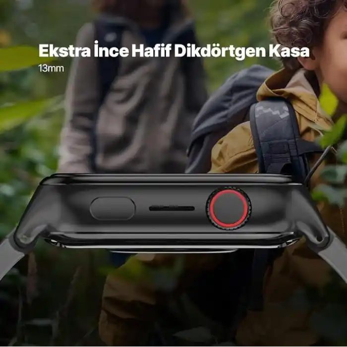 ttec Kidi Pro AMOLED Ekranlı GPS 4G Sim Kartlı Akıllı Çocuk Saati, 2KSW03 (Panter Siyahı)