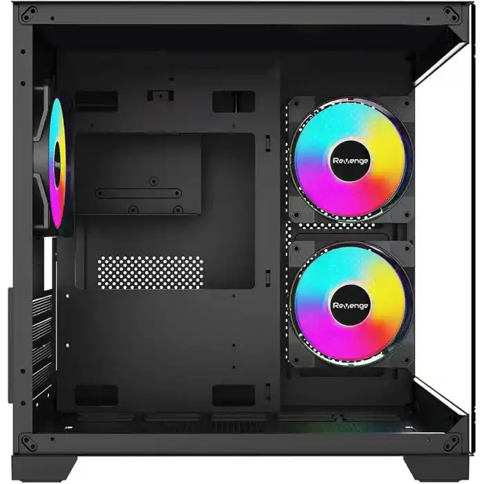 Nova 3 Rgb Fanlı Temperli Cam Panel Boş m-ATX Gaming Oyuncu Bilgisayar Kasası