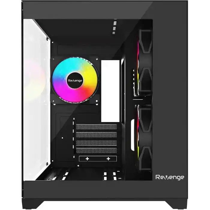 Nova 3 Rgb Fanlı Temperli Cam Panel Boş m-ATX Gaming Oyuncu Bilgisayar Kasası
