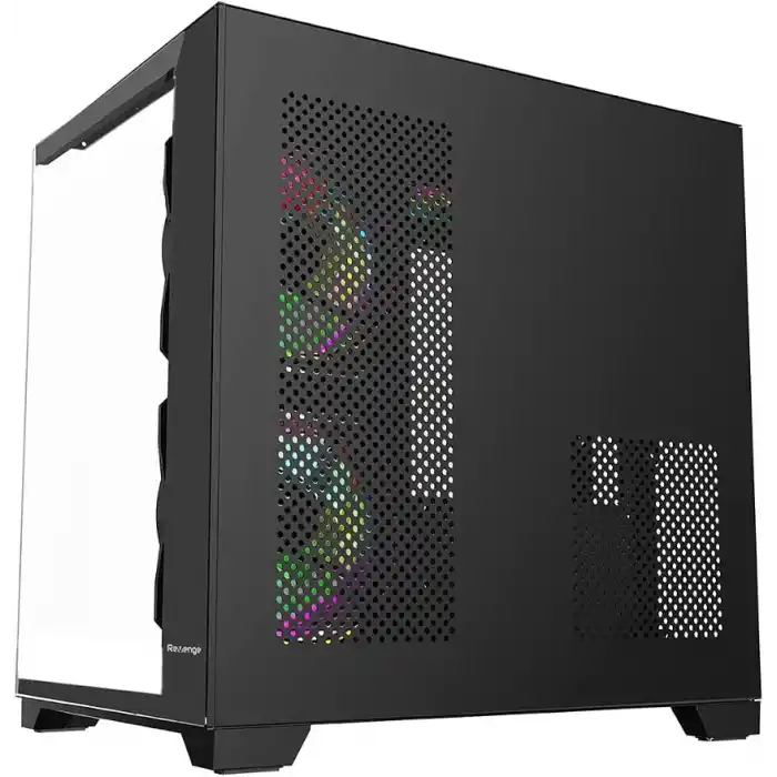 Nova 3 Rgb Fanlı Temperli Cam Panel Boş m-ATX Gaming Oyuncu Bilgisayar Kasası