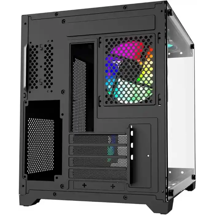 Nova 3 Rgb Fanlı Temperli Cam Panel Boş m-ATX Gaming Oyuncu Bilgisayar Kasası