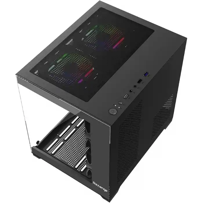 Nova 3 Rgb Fanlı Temperli Cam Panel Boş m-ATX Gaming Oyuncu Bilgisayar Kasası