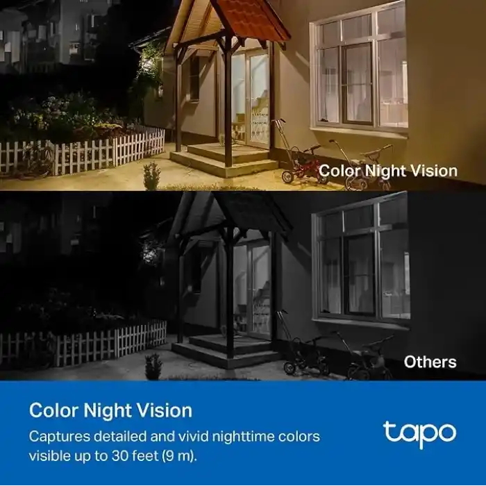 Tapo C410 KIT, 2K 3MP, Renkli Gece Görüşü, Şarj Edilebilir, IP65 Sertifikalı, Yerel/Bulut Depolama, 110° Açılı, Güneş Paneli Dahil, Kablosuz Bataryalı Güvenlik Kamerası Kiti
