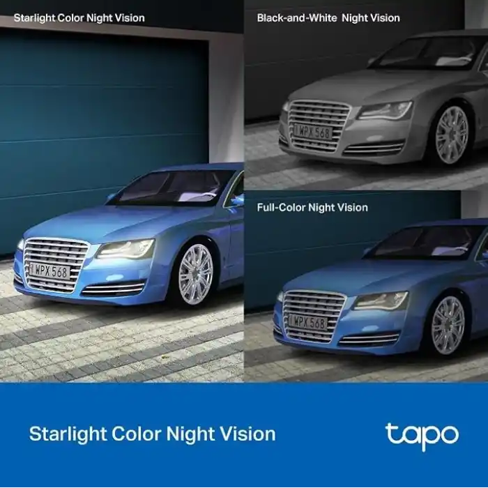 Tapo C520WS, 2K QHD Dış Mekan Wi-Fi/Ethernet Güvenlik Kamerası, Hareket Tespit/Takibi, 360°, IP66 Su Geçirmez, Renkli Gece Görüşü, Çift Yönlü Ses, Bulut/Yerel Depolama, Sesli ve Işıklı Alarm