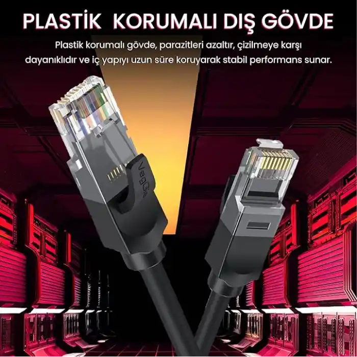 VegGieg CAT6 1000Mbps Gigabit UTP Ethernet Kablosu 5 Metre