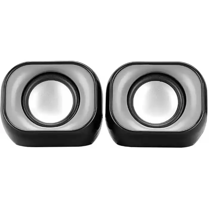 HP DHS-2111 2.0 Mini Taşınabilir Multimedya Speaker Hoparlör, Siyah