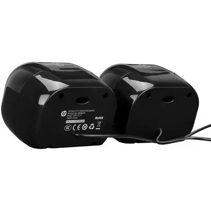 HP DHS-2111 2.0 Mini Taşınabilir Multimedya Speaker Hoparlör, Siyah