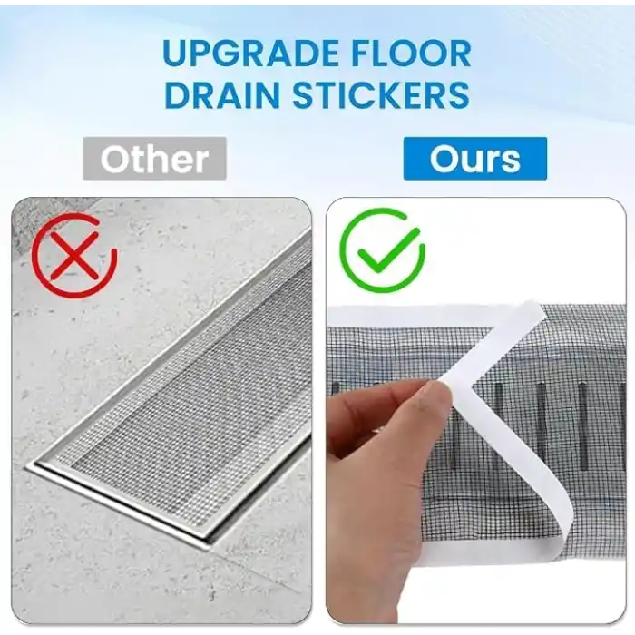 Jouis Mutfak Lavabo Duşakabin Küvet Süzgeci Saç Toplayıcı Banyo Gider Tıkanma Önleyici Elek Kesilebilir PVC File, Herhangi Bir Uzunlukta Kendin Yap Kullan At Duş Tahliyesi Kapak Süzgeci 4 Metre