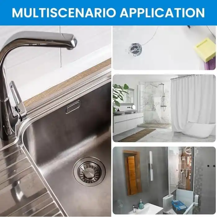 Jouis Mutfak Lavabo Duşakabin Küvet Süzgeci Saç Toplayıcı Banyo Gider Tıkanma Önleyici Elek Kesilebilir PVC File, Herhangi Bir Uzunlukta Kendin Yap Kullan At Duş Tahliyesi Kapak Süzgeci 4 Metre