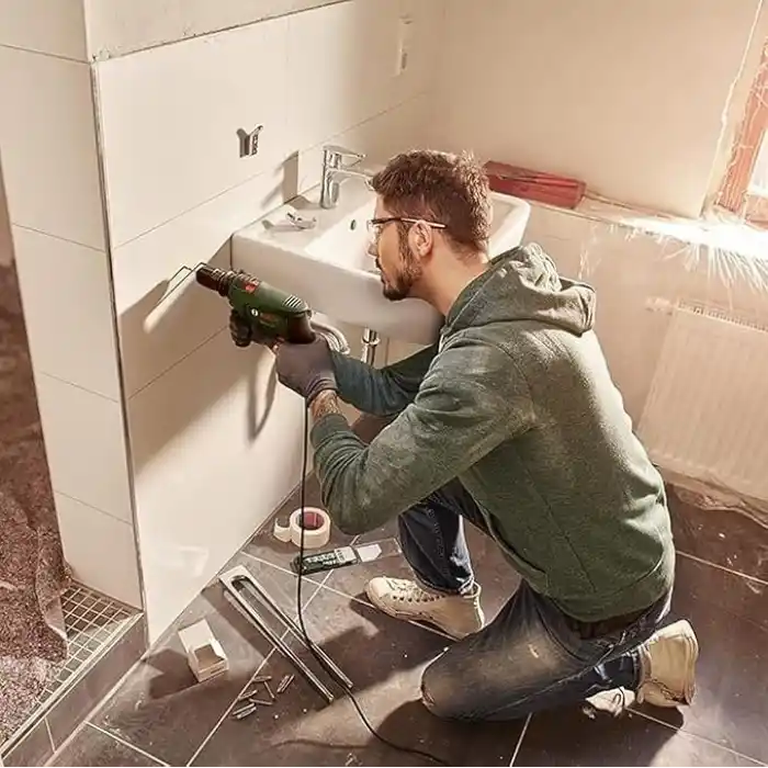 Bosch Darbeli Matkap EasyImpact 600, 600 W, Takım Çantası Dahil, Elektronik Hız Kontrolü, Ergonomik, 1.7 Kg, Yeşil