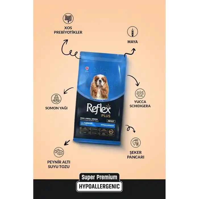 REFLEX PLUS MS Somonlu Köpek Maması 8 Kg