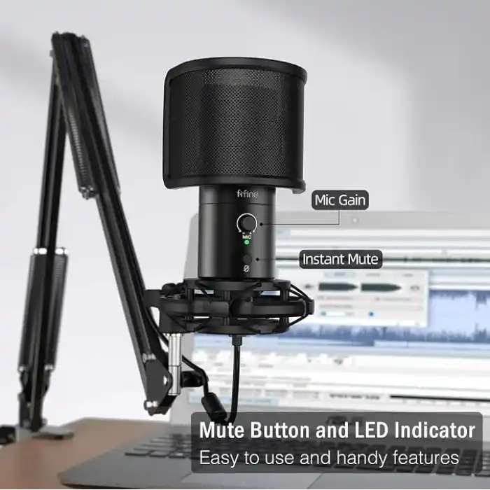 Fifine T683 USB Condenser Mikrofon Kayıt Seti