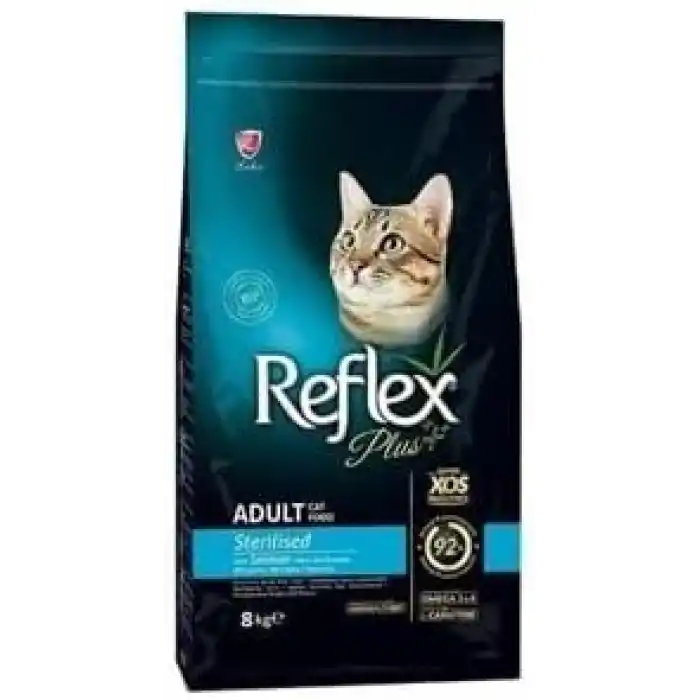 REFLEX PLUS Yetişkin 34/12 Somonlu Kedi Maması 8 Kg
