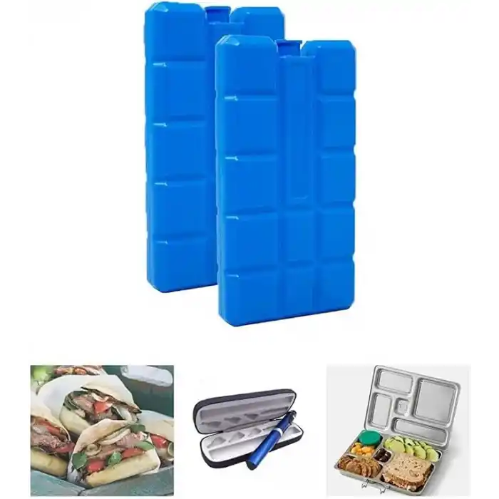 Buz Aküsü Extra Soğutma Özellikli Sıvılı 400 ml Kaset Termos Buz Aküsü 60 Saat Koruma 6 ADET