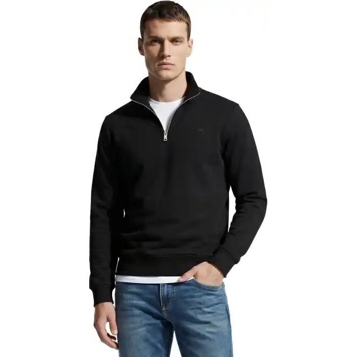 Anthony Jackson Premium Erkek Yakası Fermuarlı Sweatshirt Emilio