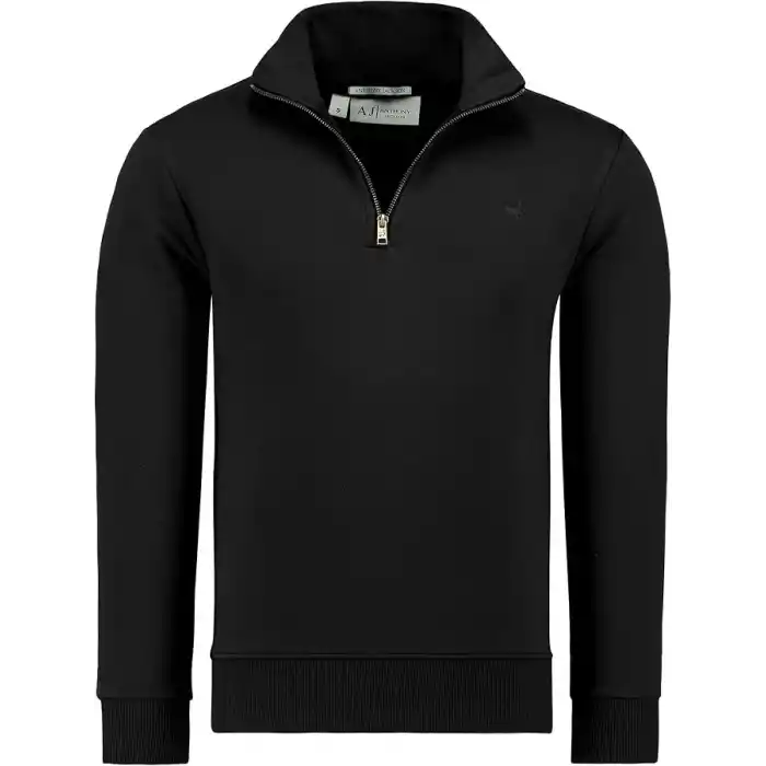 Anthony Jackson Premium Erkek Yakası Fermuarlı Sweatshirt Emilio
