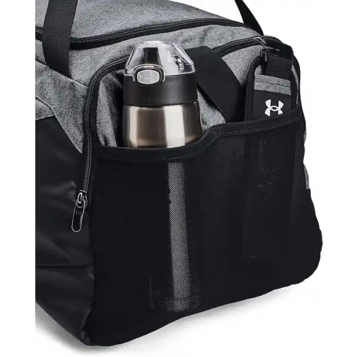 Under Armour UA Undeniable 5.0 Duffle XS Unisex Yetişkin Spor Çanta Pitch Gray Medium Heather/Black/Black Tek Beden