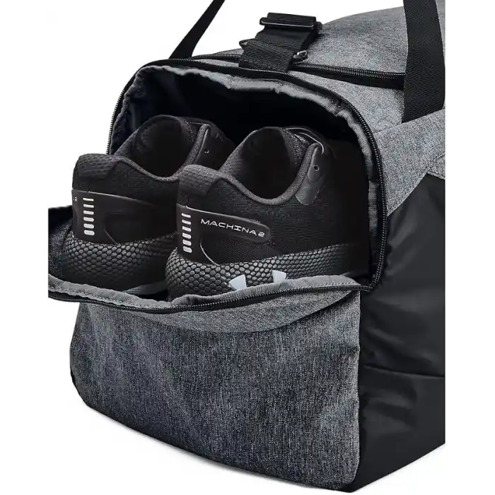 Under Armour UA Undeniable 5.0 Duffle XS Unisex Yetişkin Spor Çanta Pitch Gray Medium Heather/Black/Black Tek Beden