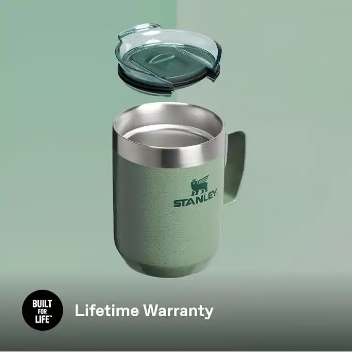 STANLEY Classic Legendary Termos Bardak 0.23 Litre - Yeşil (Hammertone Green) | Paslanmaz Çelik