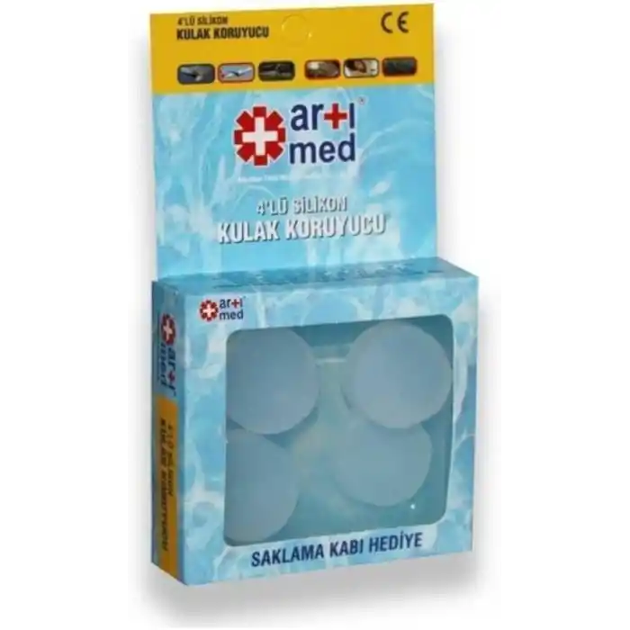 Artimed Silikon Kulak Tıkacı 4Lü
