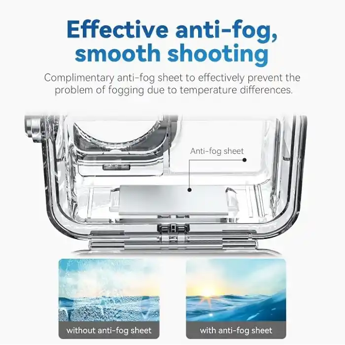 TELESIN Osmo Action 6 Su Geçirmez Kılıf (60Metreye kadar) | Osmo Action 6 Waterproof Case