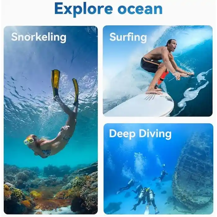 TELESIN Osmo Action 6 Su Geçirmez Kılıf (60Metreye kadar) | Osmo Action 6 Waterproof Case