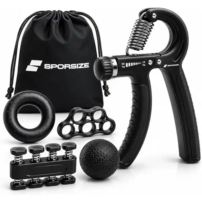 Sporsize El Yayı, El Sıkma ve Bilek Güçlendirici Set, 10-60 kg