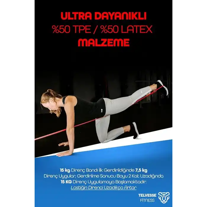 5/15/25/35/45 KG Barfiks Lastiği Gym Resistance Band Antrenman Kas Geliştirme Bandı