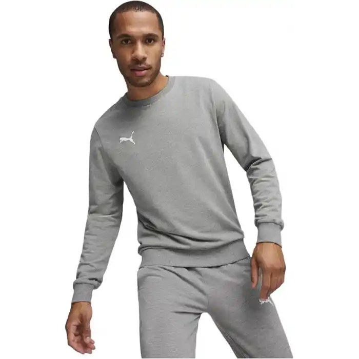 PUMA Erkek Teamgoal Casuals Sweatshirt Yuvarlak Yaka Örgü Kazak