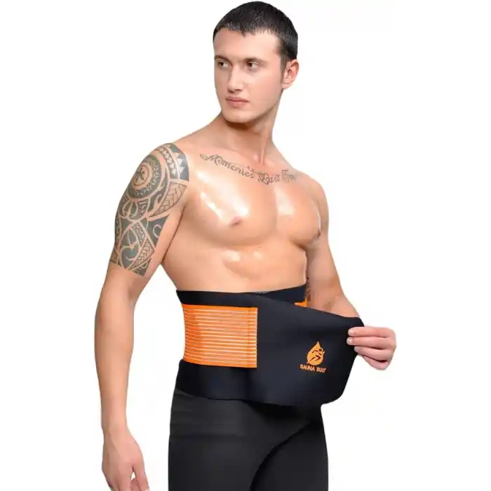 SAUNA SUIT Bel Düzeltici Karın Kemeri Unisex Üst Çalıştırıcı Neopren Premium Kalite Korse Vücut Şekillendirici Egzersiz Termal Bel Kemeri