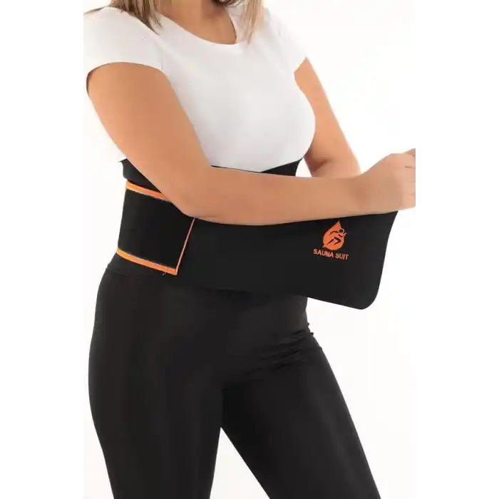 SAUNA SUIT Bel Düzeltici Karın Kemeri Unisex Üst Çalıştırıcı Neopren Premium Kalite Korse Vücut Şekillendirici Egzersiz Termal Bel Kemeri
