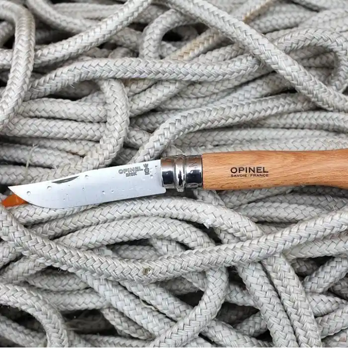 Opinel Op-001083 Inox Kayın Saplı Paslanmaz Çelik Çakı, Unisex, Kahverengi, Nr.9