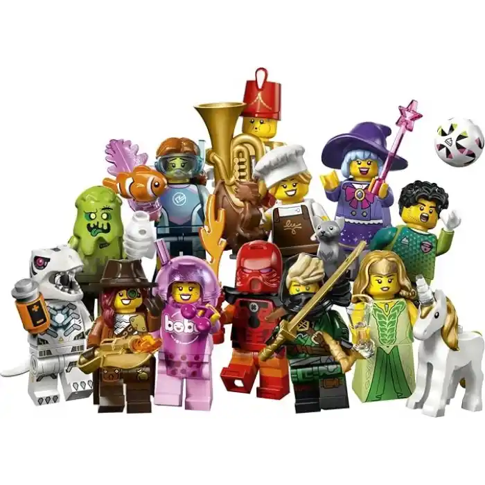 LEGO Minifigures Seri 29 71052-6 Yaş ve Üzeri Kız ve Erkek Çocuklar için Aksesuarlarıyla Birlikte Gelen 12 Karakterden 1ini İçeren Yaratıcı Oyuncak Yapım Seti, Sürpriz Hediye Fikri (8 Parça)