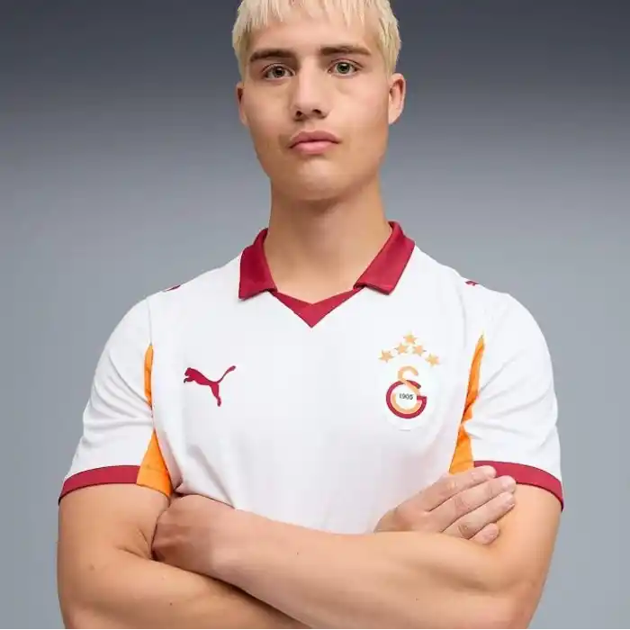 Galatasaray 2025/26 Dış Saha Erkek Beyaz Futbol Forması 77981102