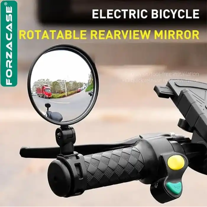 2 Adet Geniş Açılı Elektrikli Bisiklet Scooter Dikiz Aynası 8 cm Çap - FC619