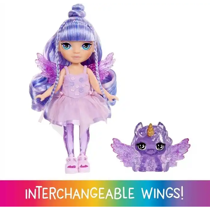 MGAE Entertainment RH Littles Gökkuşağı Perisi Bebekleri Amethyst Willow Oyuncak
