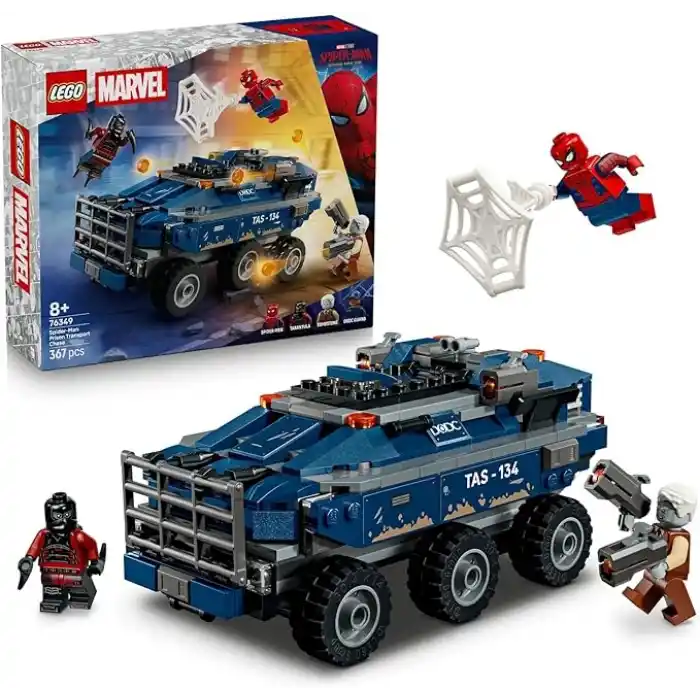 LEGO Marvel Örümcek Adam Hapishane Nakliye Aracı Takibi 76349