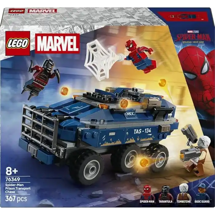 LEGO Marvel Örümcek Adam Hapishane Nakliye Aracı Takibi 76349